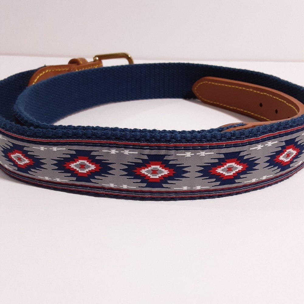 Simply Southern Aztec Tribal Print Southwestern Belt Size 38 New with Tags Blue
